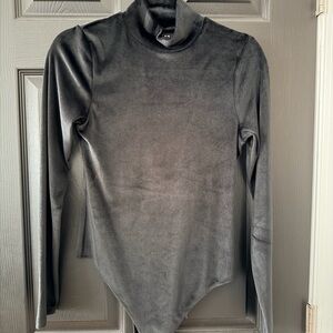 American Eagle Outfitters Black Velvet Top